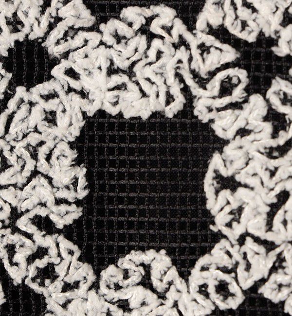 Ballsey「フラッフィーヤーンエンブロイダリー フレアスカート」|スカート|