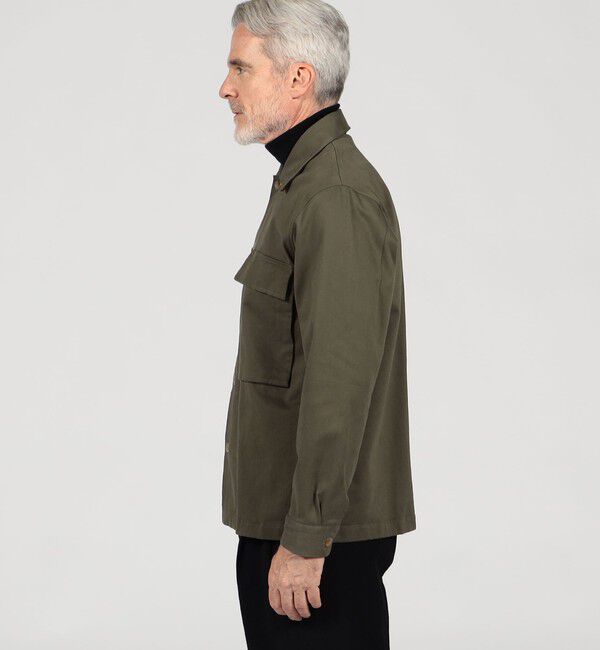 TOMORROWLAND MENS「【別注】GUY ROVER コットンツイル オーバーシャツ」|ブルゾン・スタジャン|