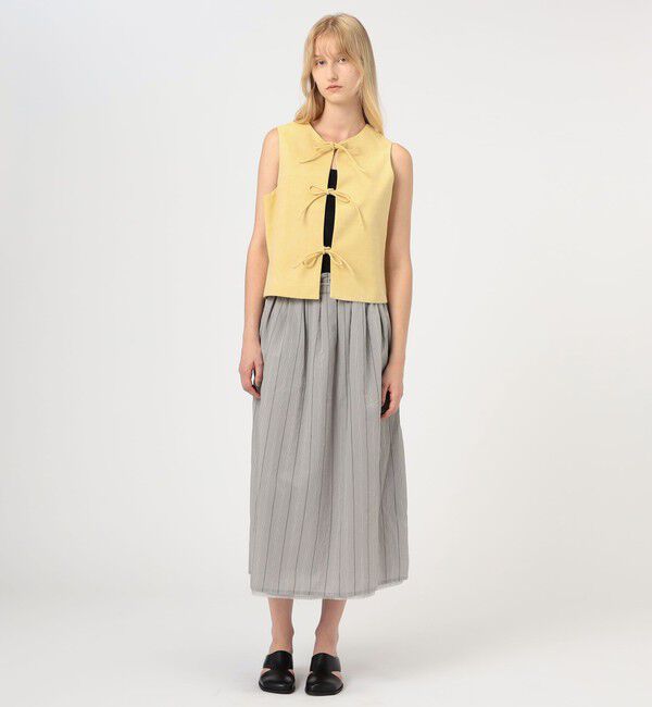 TOMORROWLAND GOODS「LUTCHMIAH RIBBON ベスト」|ベスト・ジレ|