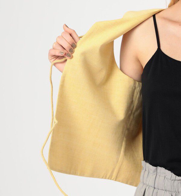 TOMORROWLAND GOODS「LUTCHMIAH RIBBON ベスト」|ベスト・ジレ|