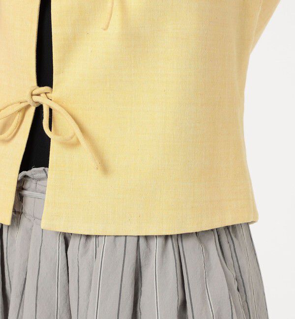 TOMORROWLAND GOODS「LUTCHMIAH RIBBON ベスト」|ベスト・ジレ|