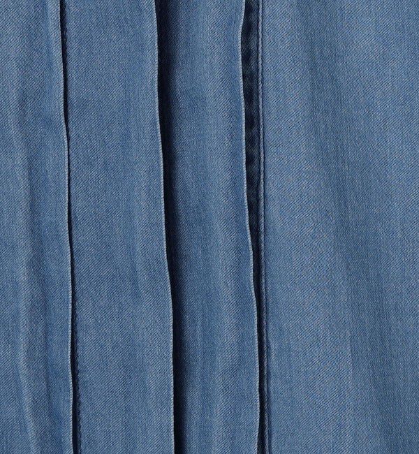 MACPHEE「ライトデニム チュニックシャツ」|シャツ・ブラウス|