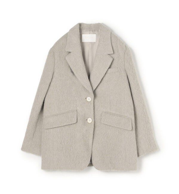 Ballsey「ライトアルパカシャギー テーラードジャケット」|テーラードジャケット|43 グレージュ