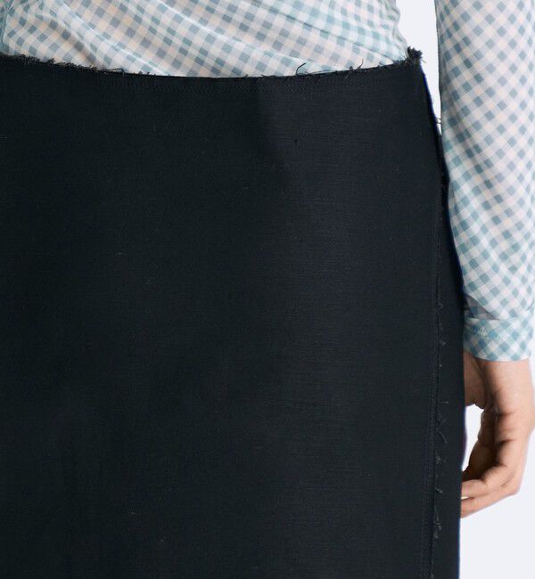 Edition「バックサテン レイヤード スカート」|スカート|