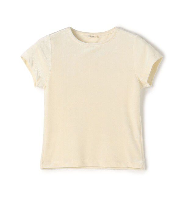 DES PRES「ブライトベロア ミニTシャツ」|Tシャツ・カットソー|11 ホワイト