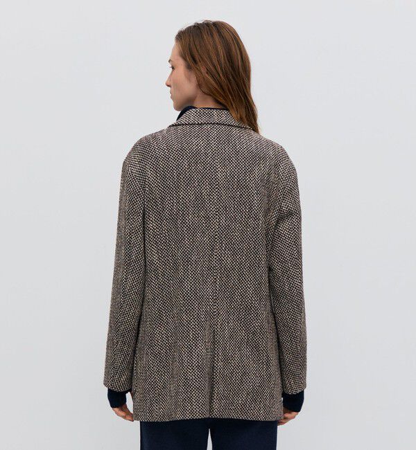 BACCA「ライトツイード コートジャケット」|テーラードジャケット|