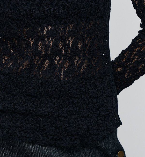 BACCA「ストレッチレース ロングスリーブプルオーバー」|Tシャツ・カットソー|