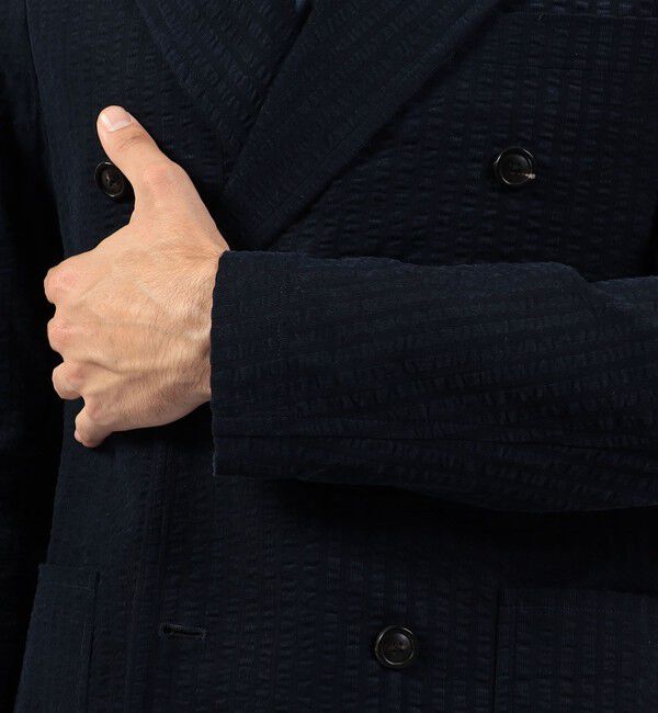 TOMORROWLAND MENS「コットンコーデュロイ ダブルブレステッド6Bジャケット ALBINI」|テーラードジャケット|