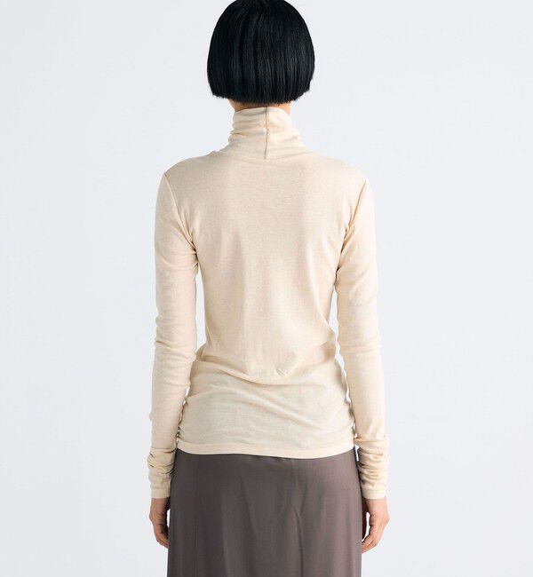 Edition「コットンシルクフライス タートルネックトップ」|Tシャツ・カットソー|