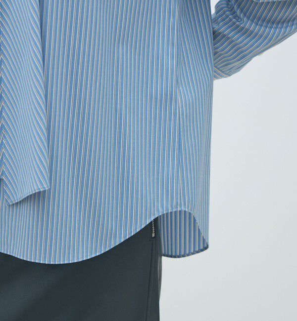 MACPHEE「コットンブロード タイブラウス」|シャツ・ブラウス|