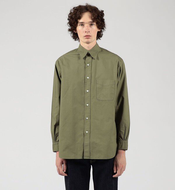 TOMORROWLAND MENS「スーピマコットン オックスフォード ロングスリーブシャツ ALBIATE」|シャツ・ブラウス|