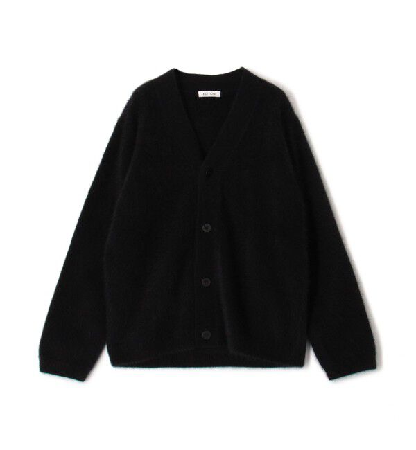 Edition「フォックスシャギー カーディガン」|カーディガン|19 ブラック