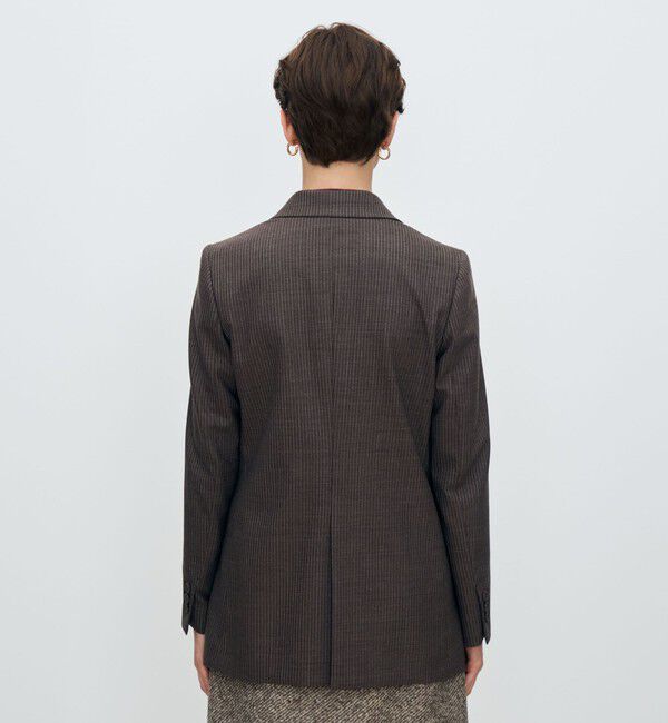 TOMORROWLAND collection「シングルトラックストライプ 2Bテーラードジャケット」|テーラードジャケット|