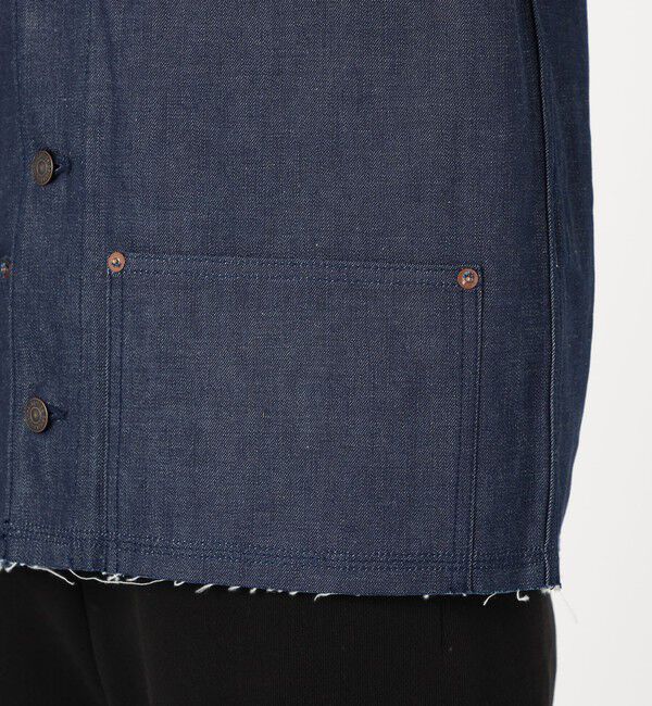 Edition「カットオフ デニムカバーオール」|デニムジャケット|
