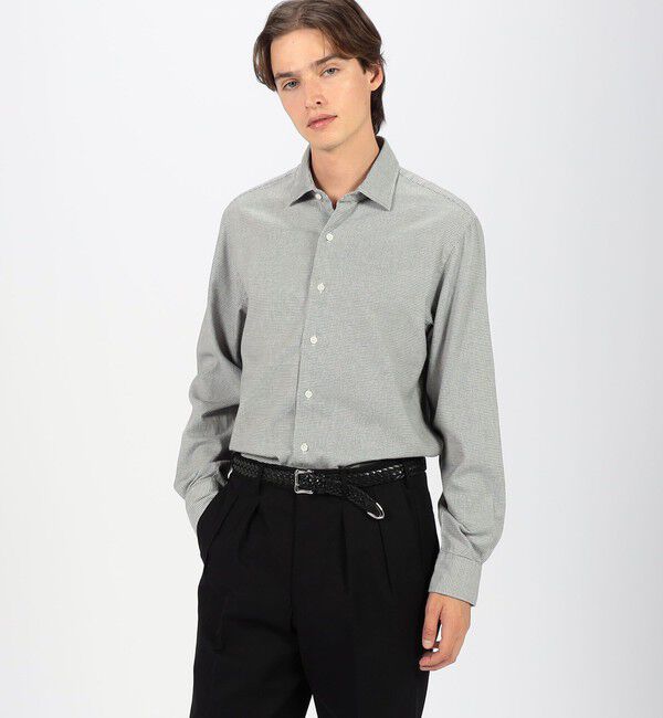 TOMORROWLAND MENS「コットンカシミヤフランネル ロングスリーブシャツ」|シャツ・ブラウス|