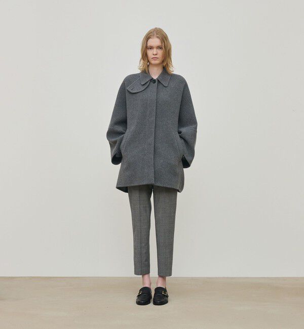 DES PRES「ウールモッサ バルカラーコート」|ステンカラーコート|