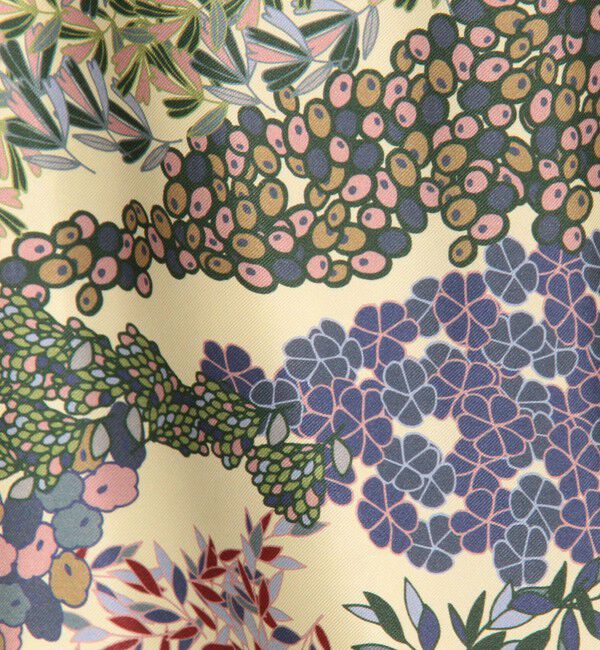 CABaN「シルクツイル FLOWER RIVER レギュラーカラーシャツ」|シャツ・ブラウス|