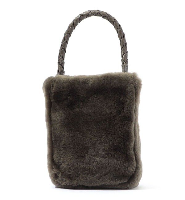 TOMORROWLAND GOODS「FALORNI FUR SHOULDER バッグ」|ショルダー・メッセンジャー|59 ダークカーキ