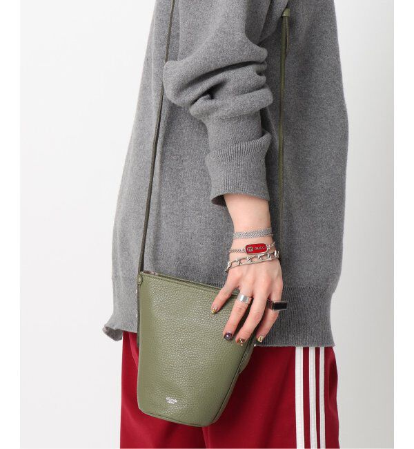  「【blancle/ ブランクレ】S.LETHER  2WAY BUCKETSH S」|ショルダー・メッセンジャー|グリーン