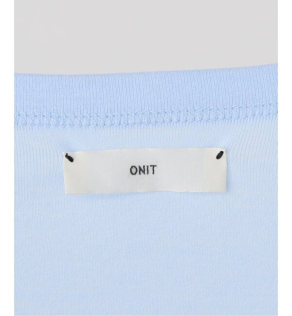  「ONIT COTTON RIB V-NECK TANK TOP 25SSON186：タンクトップ」|Tシャツ・カットソー|