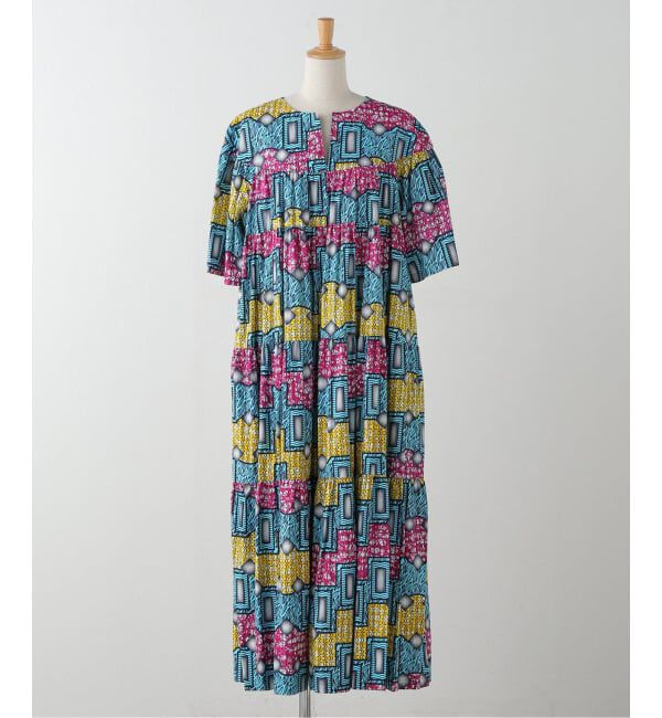  「AFRICAN WAX PRINT DRESS：ワンピース」|ワンピース|