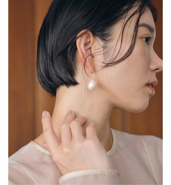 SLOBE IENA「SLOBE パールピアス」|ピアス|ゴールド