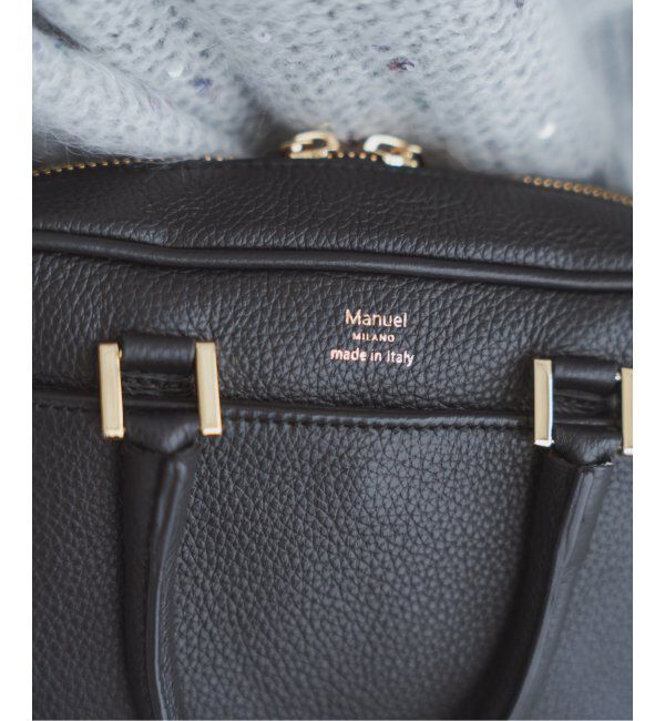 IENA「《追加5》Manuel MILANO/マニュエルミラノ 別注 レザーバッグ MIDI」|ハンドバッグ|