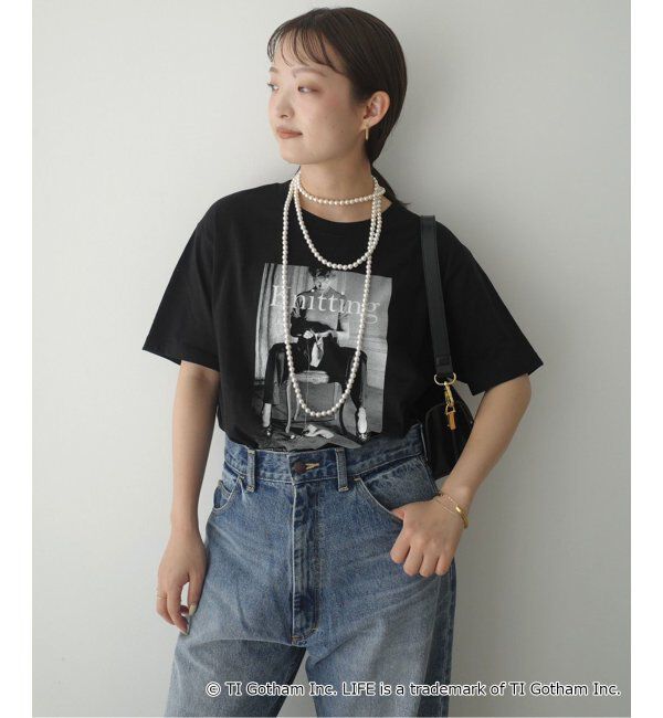 SLOBE IENA「《WEB限定/追加2》GOOD ROCK SPEED SLOBE別注 LIFE PC PHOTO TEE1 C5806-03BODY」|Tシャツ・カットソー|