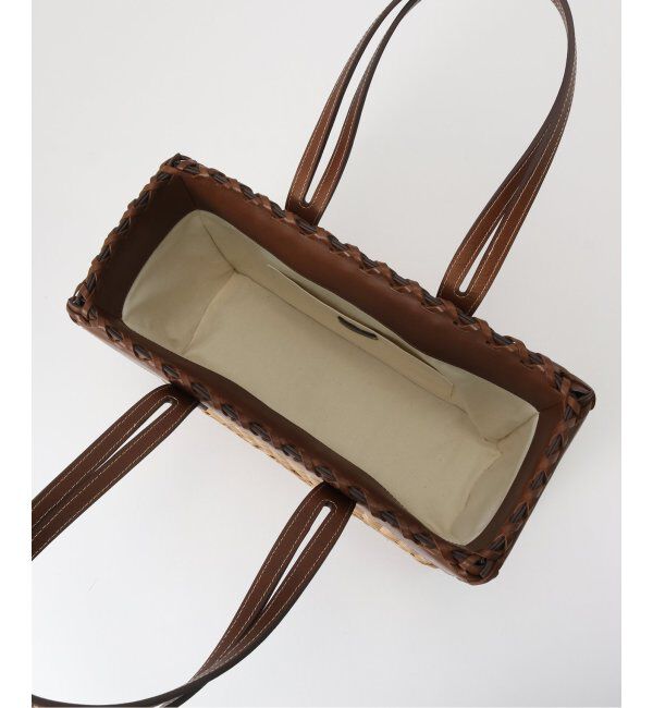 IENA「A VACATION/ア ヴァケーション RATTAN M バッグ 25SSA97-00-25」|かごバッグ|