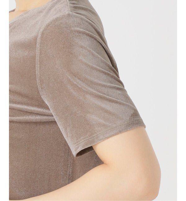 SLOBE IENA「ベロアTシャツ」|Tシャツ・カットソー|