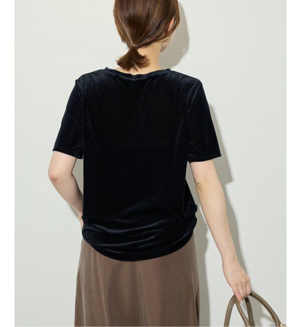 SLOBE IENA「ベロアTシャツ」|Tシャツ・カットソー|