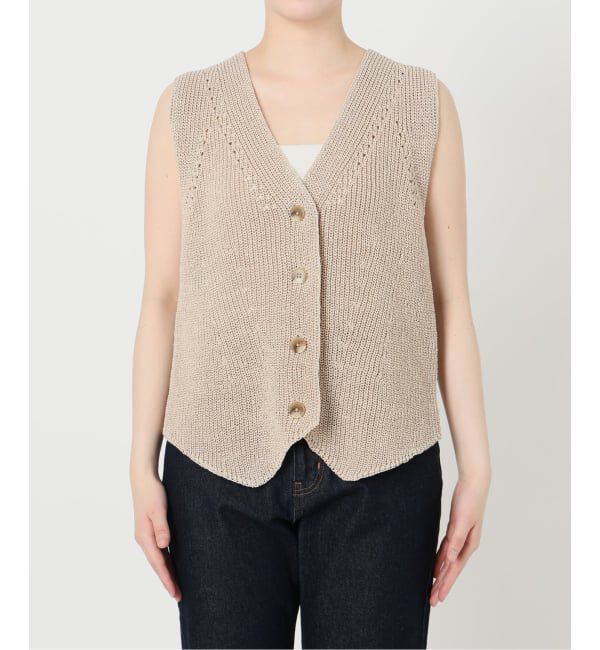 SLOBE IENA「《追加2》ニットジレ」|ニット・セーター|