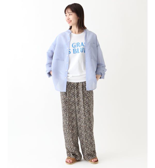 SLOBE IENA「《WEB限定/追加》プリントサテンイージーパンツ」|その他|