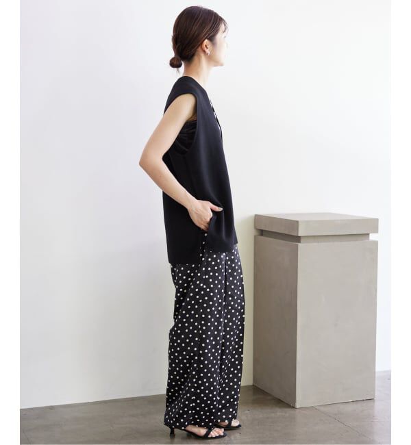 SLOBE IENA「《WEB限定/追加》プリントサテンイージーパンツ」|その他|