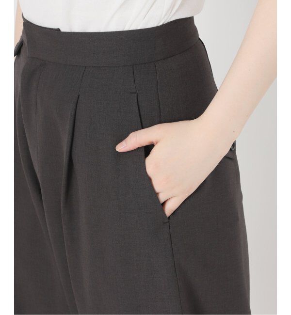 IENA LA BOUCLE「IENA LA BOUCLE カーブボリュームパンツ」|スラックス|