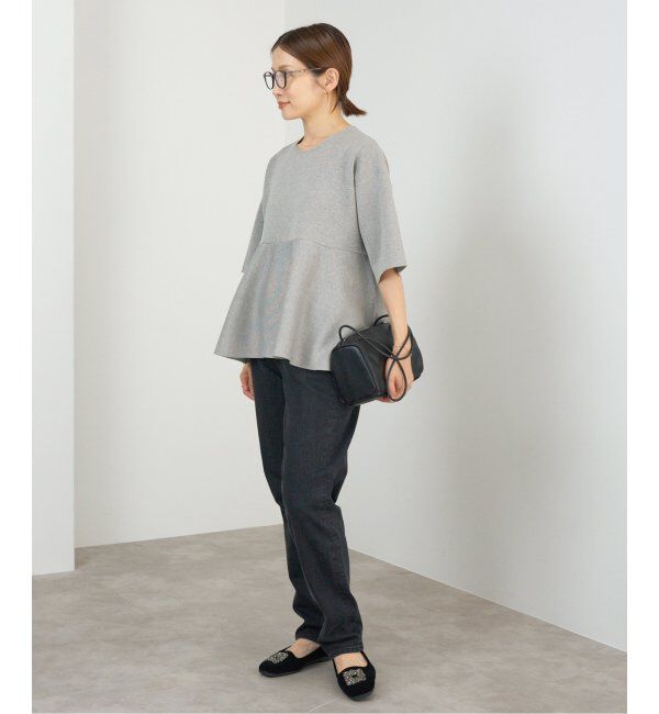 IENA「Debussyペプラムプルオーバー」|ニット・セーター|