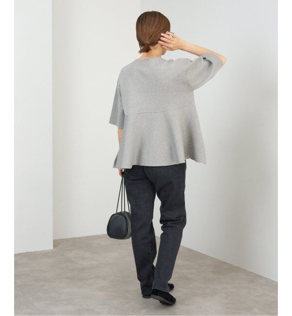 IENA「Debussyペプラムプルオーバー」|ニット・セーター|