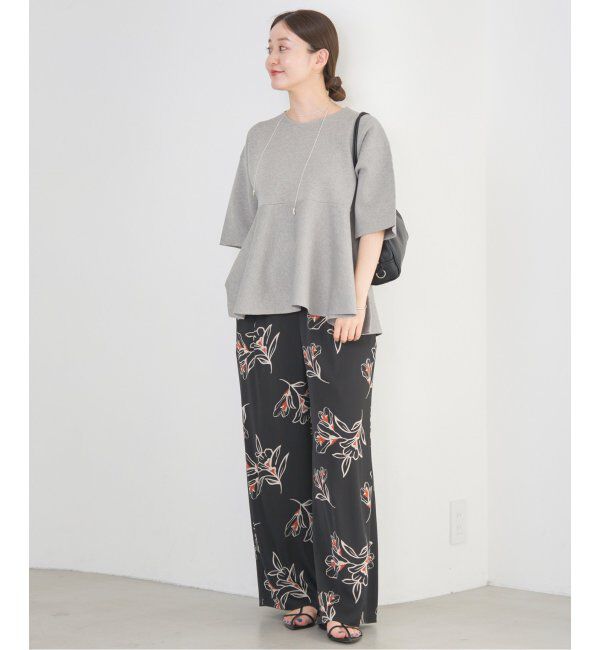 IENA「Debussyペプラムプルオーバー」|ニット・セーター|