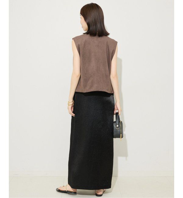 SLOBE IENA「《吸水速乾》リキッドサテンタンクワンピース」|ワンピース|