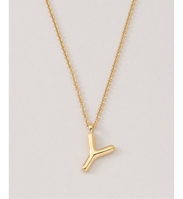 IENA「JOSEPHINE STUDIO/ジョセフィン・ストゥディオ LETER CHARM SMALL Y ネックレス」|ネックレス|ゴールド