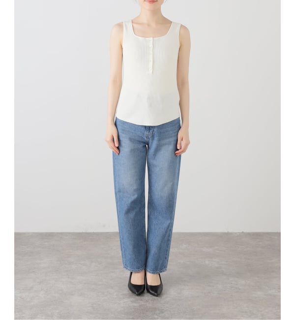 IENA「ワッフルヘンリーノースリーブ」|Tシャツ・カットソー|