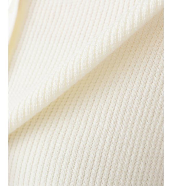 IENA「ワッフルヘンリーノースリーブ」|Tシャツ・カットソー|