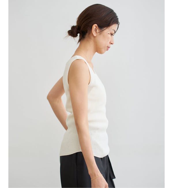 IENA「ワッフルヘンリーノースリーブ」|Tシャツ・カットソー|