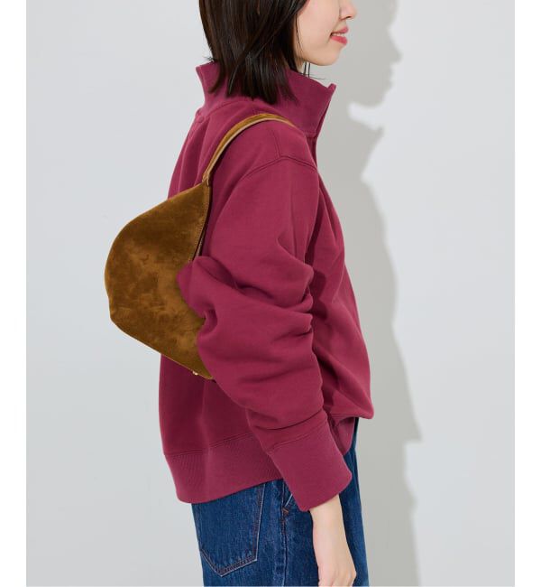 SLOBE IENA「クロップドハーフジップ裏毛」|スウェット・ジャージ|