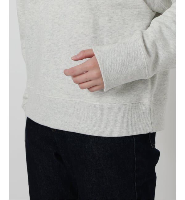 SLOBE IENA「クロップドハーフジップ裏毛」|スウェット・ジャージ|