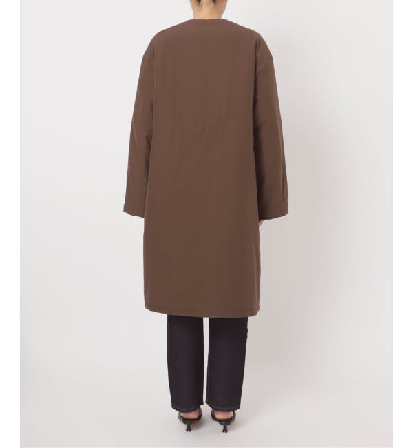 SLOBE IENA「《ストール付き/WEB限定》中綿ストール付きノーカラーコート」|その他|