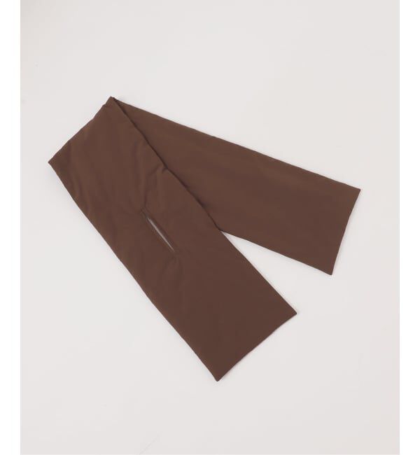 SLOBE IENA「《ストール付き/WEB限定》中綿ストール付きノーカラーコート」|その他|