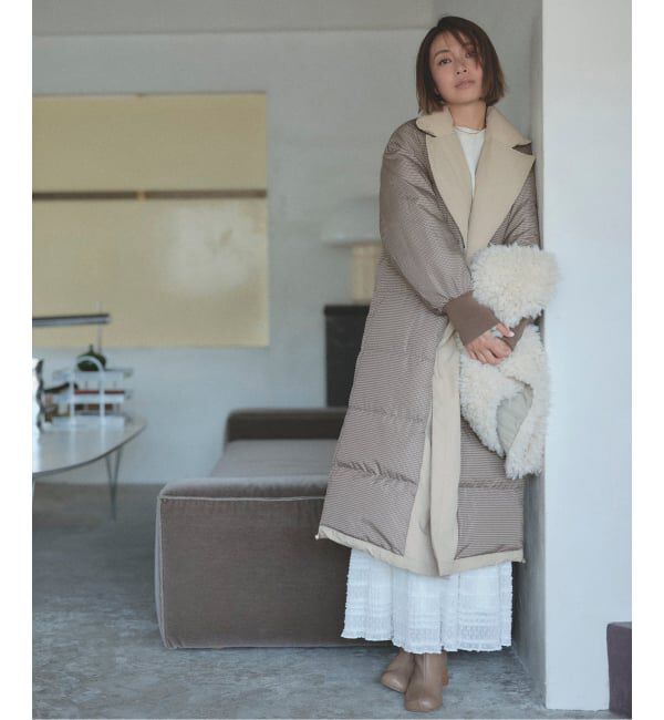 SLOBE IENA「《2枚セット/マルチWAY》s.oyamadaコラボダウンコート」|ダウン|