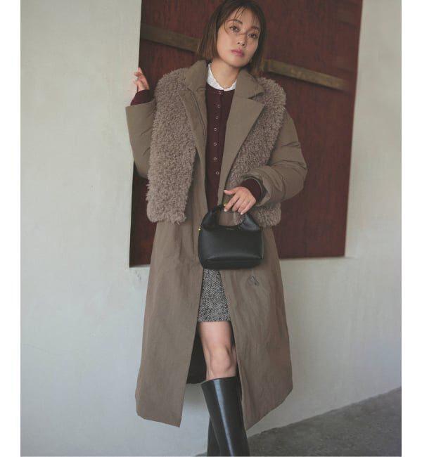 SLOBE IENA「《2枚セット/マルチWAY》s.oyamadaコラボダウンコート」|ダウン|