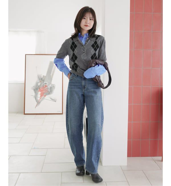 SLOBE IENA「Levi&rsquo;s/リーバイス SLOBE別注 BAGGY DAD BARREL デニムパンツ」|デニム|